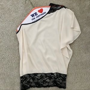 Bebe One Shoulder Top